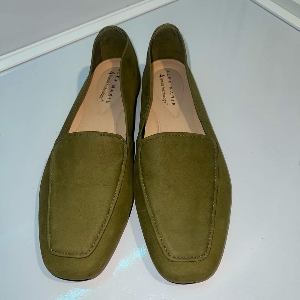 Alex Marie Olive Men's Slip-On Loafers